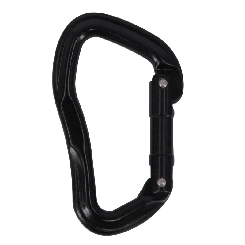 Wholesale Promotional Large Black D Shape Carabiner Heavy Duty Carabiner Clip