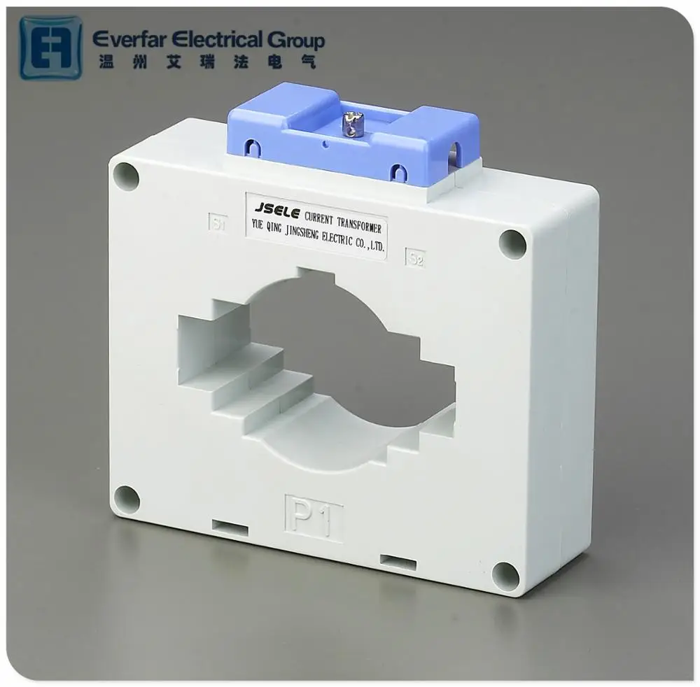 MSQ100 600/5A cl.1 5VA Max cable60mm,busbar 100*20mm,PC plastic housing Measurement current transformer 5p10-everfar