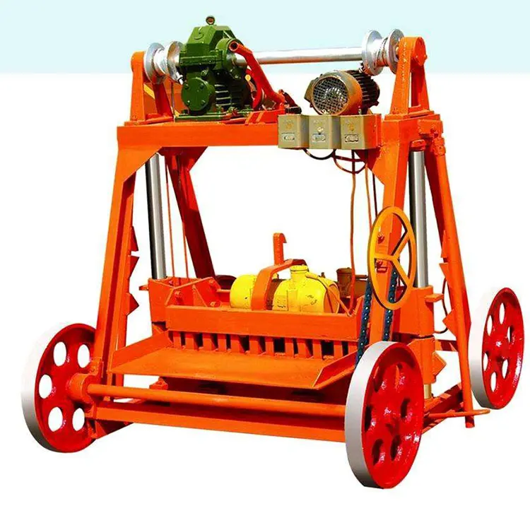China Manual Moving Low Price Small Brick Making Machine For Sale