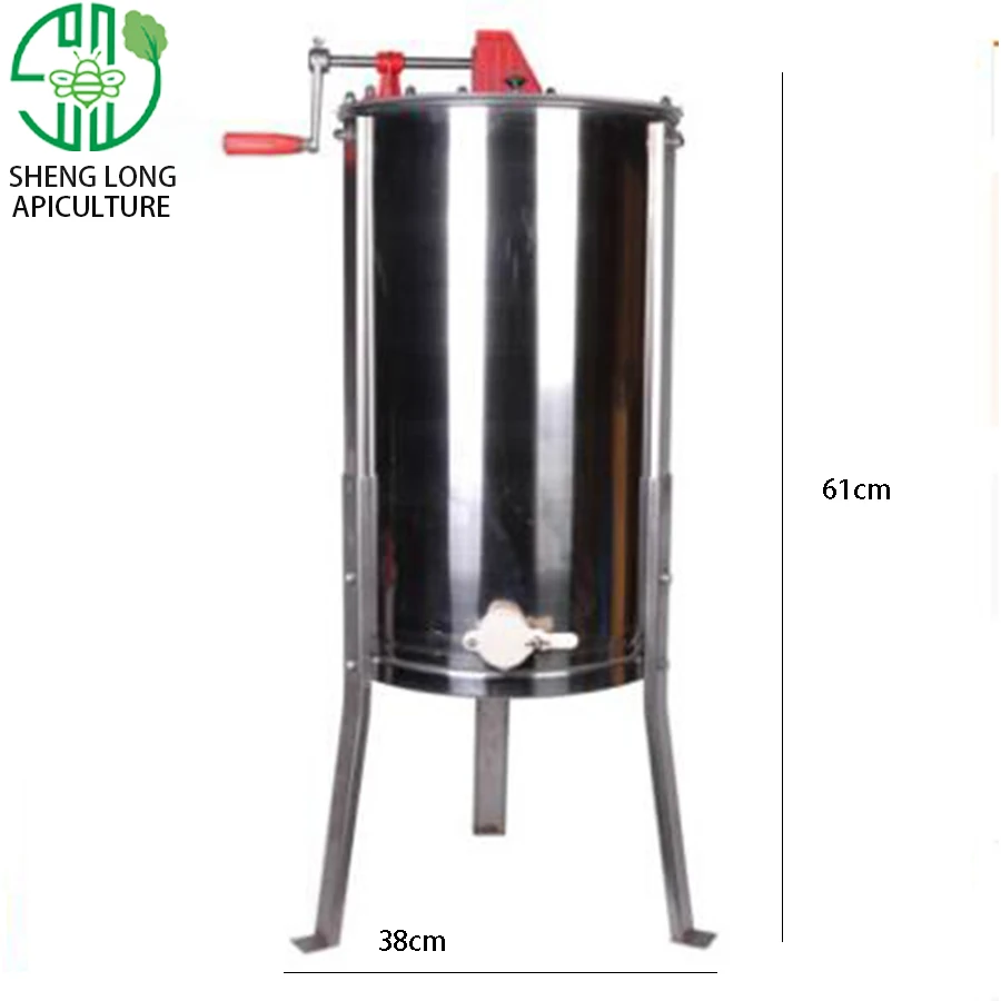 Agriculture beekeeping equipment 2 frames manual honey extractor centrifuge for honey