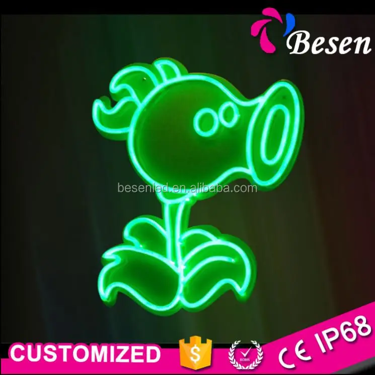 BesenLed Led Hotel Light Fake Custom Tube Acrylic Mini Small Battery Powered Neon Rope Sign,Flexible Neon Light Signs Led