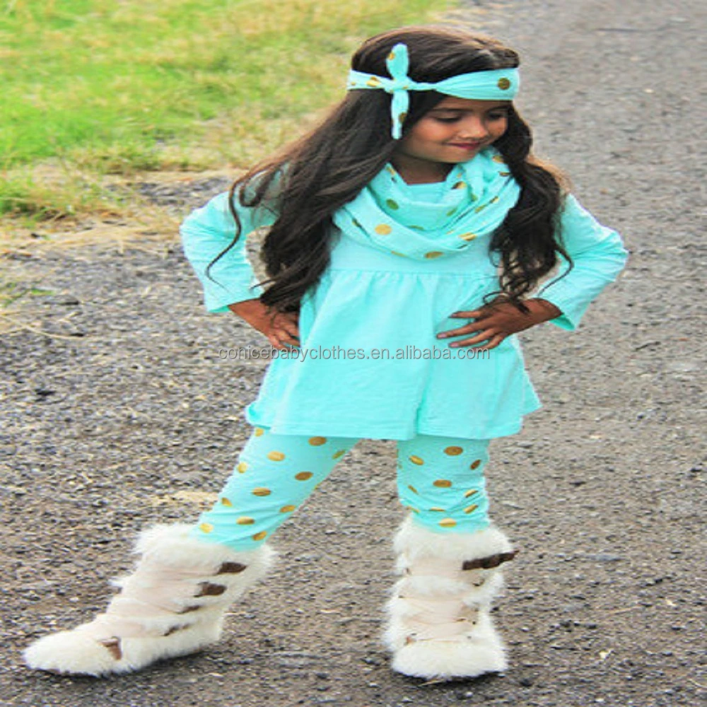 
wholesale western children mouse embroidered girls boutique clothing 