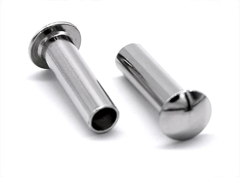 Custom Aluminum Half Hollow Semi-Tubular Rivets