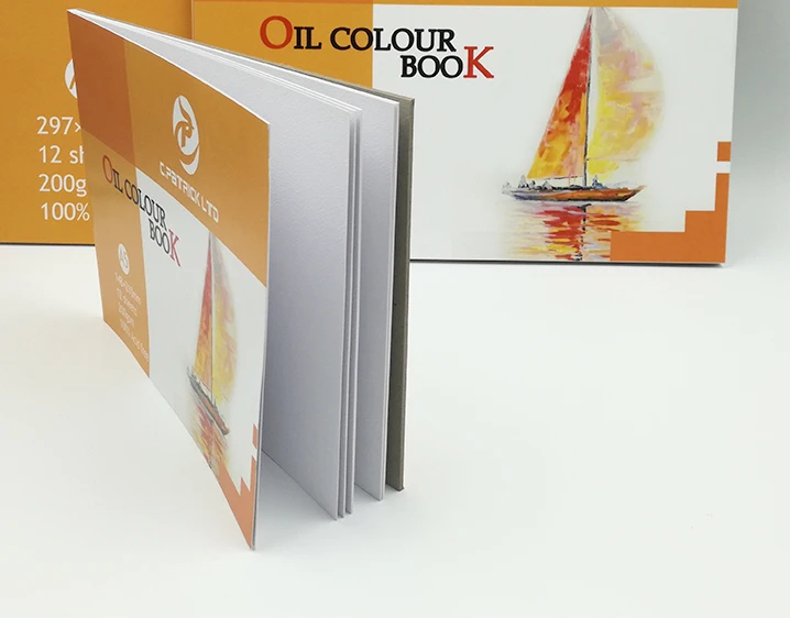 Best Selling Oil colour drawing pad with 200gsm paper