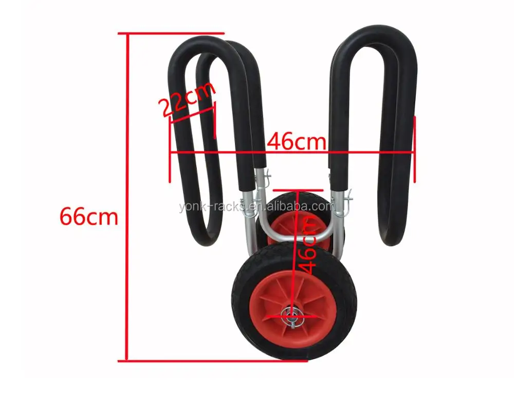 New SUP Surfboard Trolley,aluminum with puncture proof oversized wheels