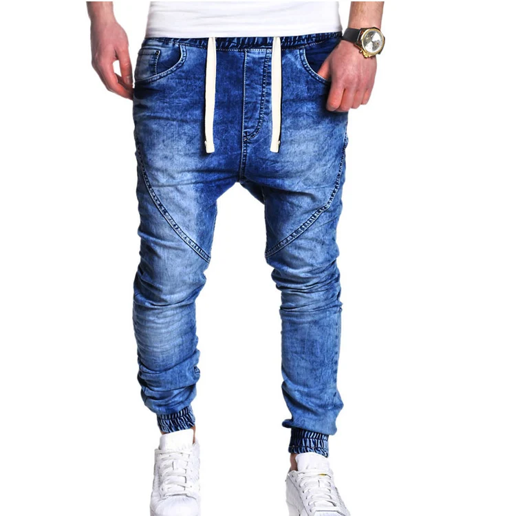 Discount Jogger Jeans With Drawstring For Man