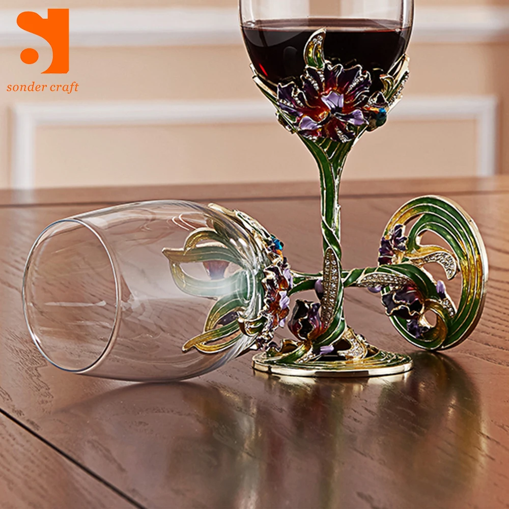 
SONDER New Arrival Crystal Wine Glassware Unique Wine Glass Set 