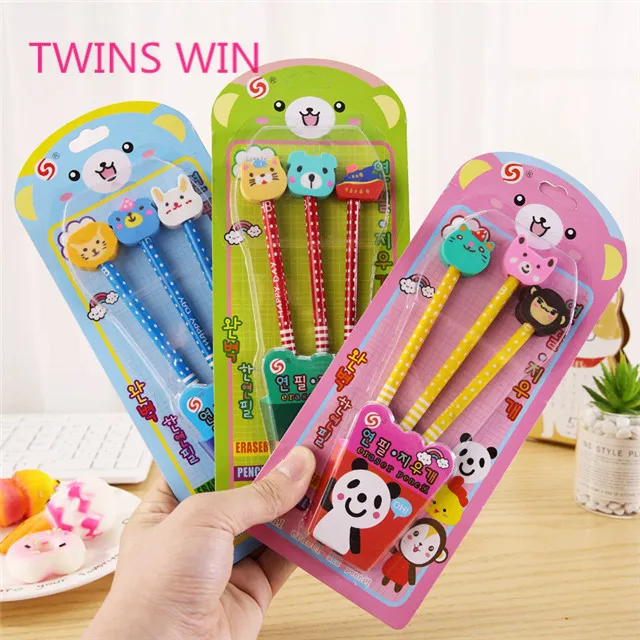 korean new coming school office supplies and stationery Factory Price private label HB wooden writing pencils custom logo 375