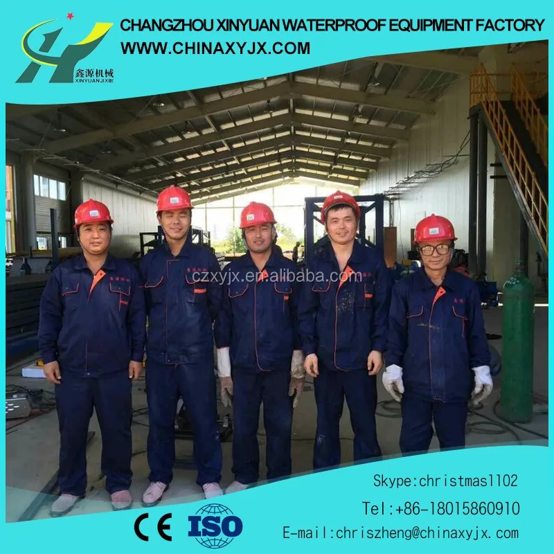 Self-adhesive Roofing Felt bitumen waterproofing membrane production line with CE certificate