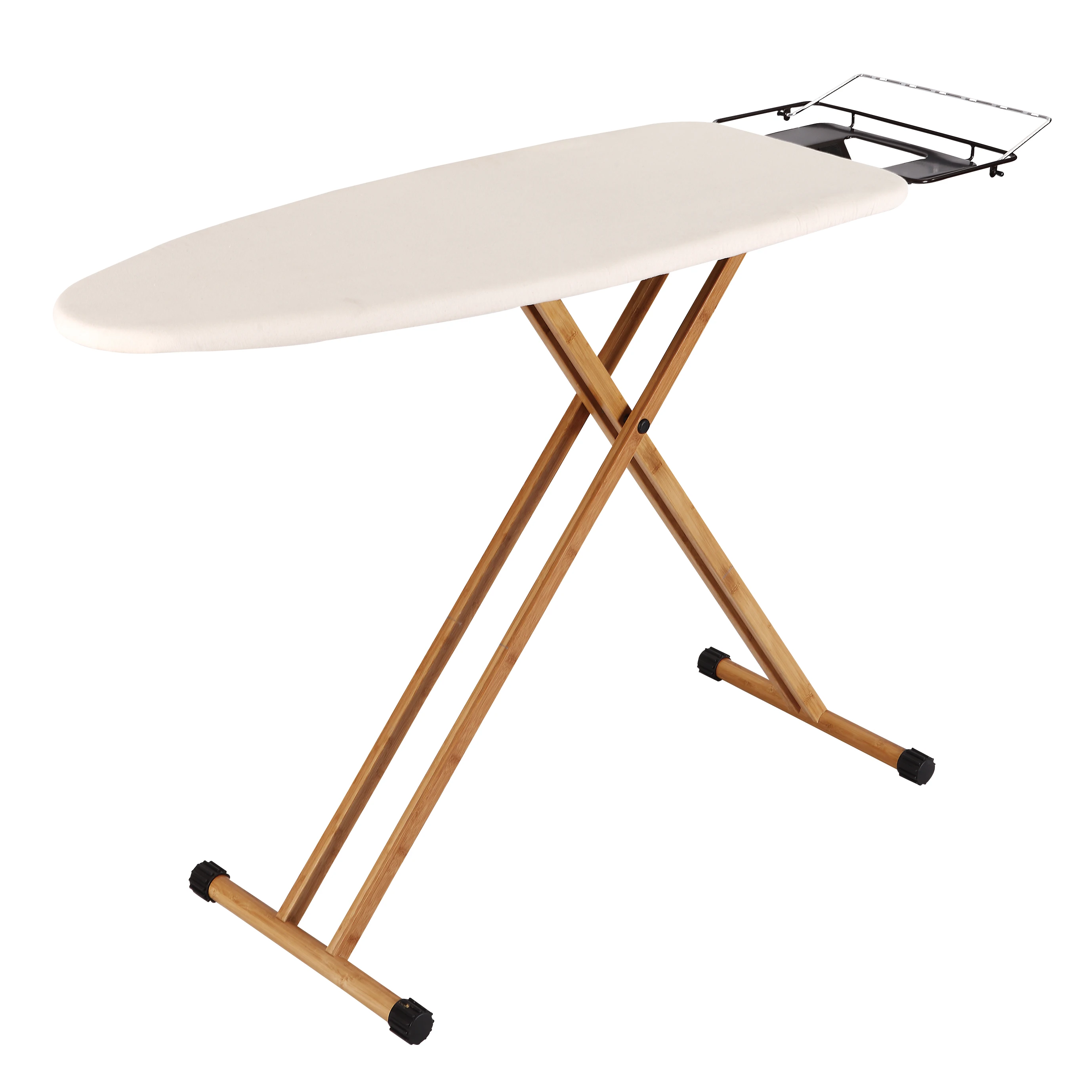 Bamboo leg folding clothes ironing board