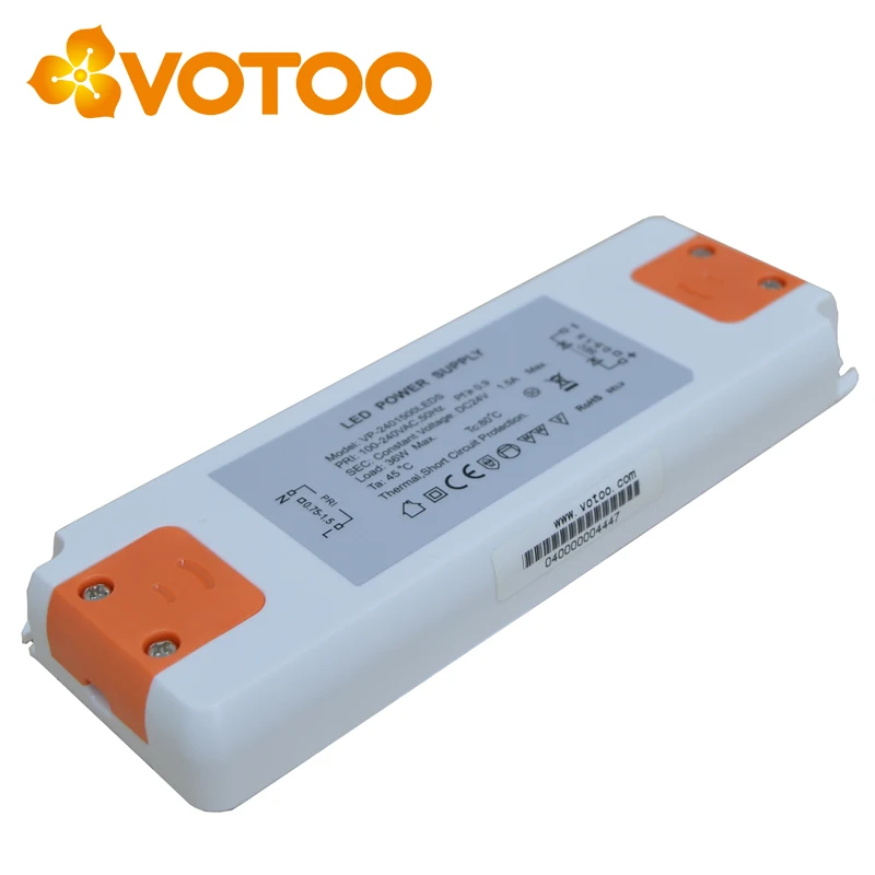 constant voltage 12v 24v Led power source 6w 12w 24w 33w 36w