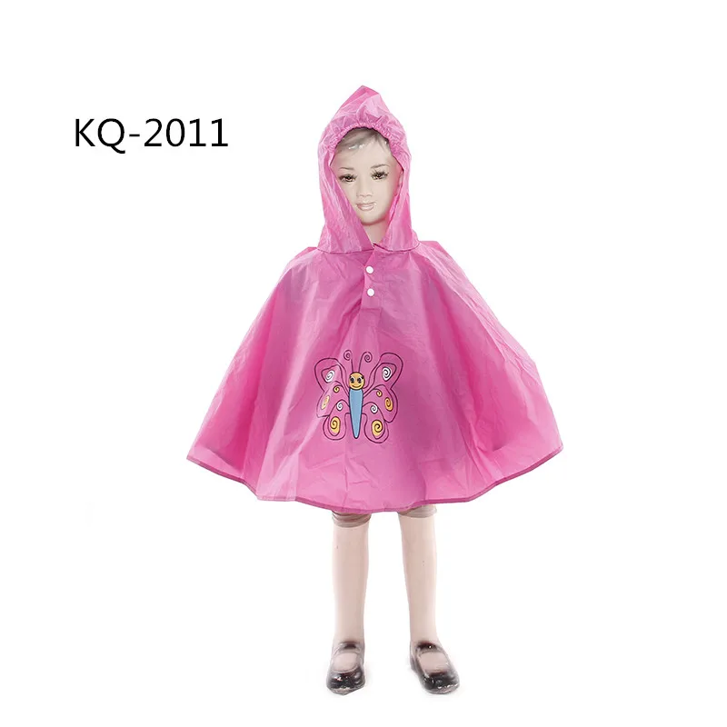 new design pvc rain cape for kids