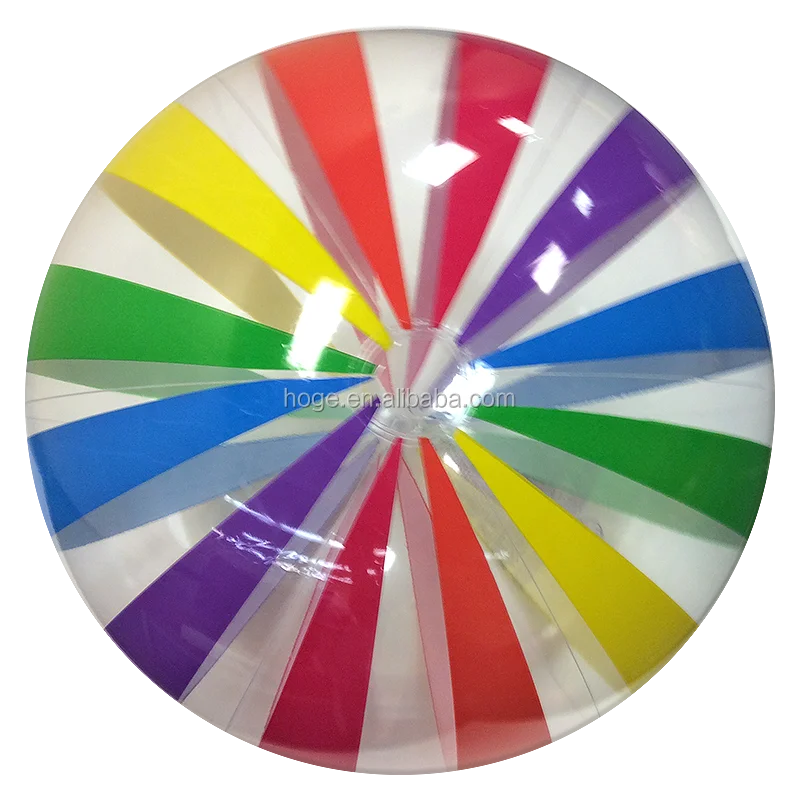 50 inch inflatable Jumbo Rainbow Beach Balls
