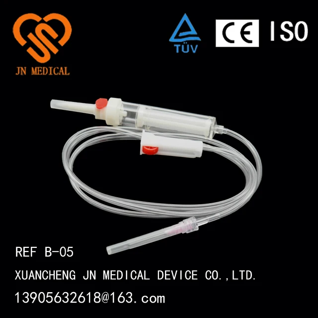 
20 years factory blood transfusion set filter disposable Can be customized with CE Disposable blood transfusion set 