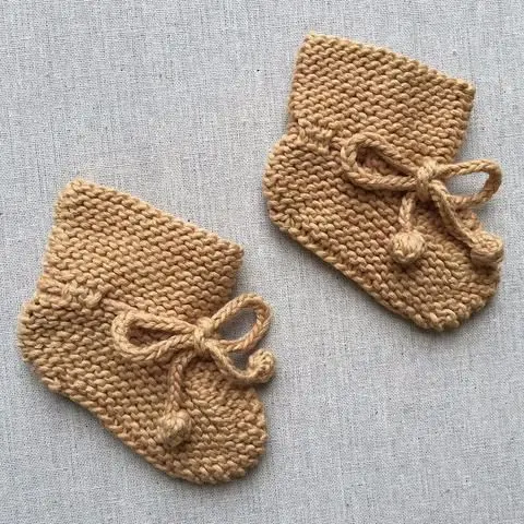 IMF custom Cashmere Newborn Sock Shoe Soft Warm Comfortable Winter knitted wool Baby Booties