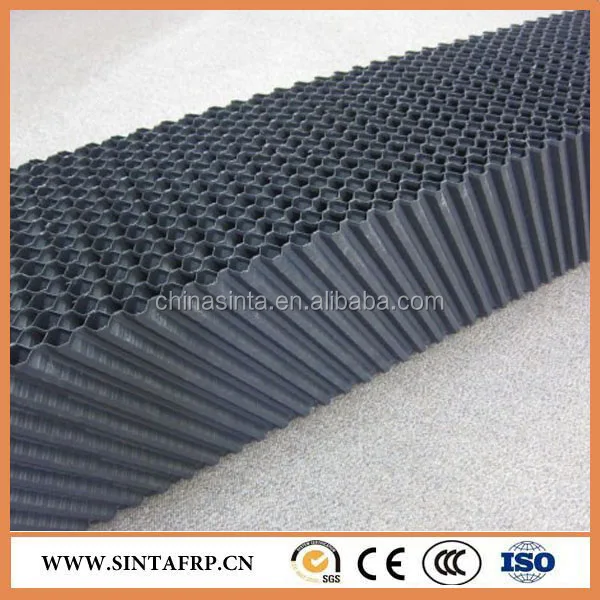 CF1900MA PVC sheets Cross Fluted Film Fill Media