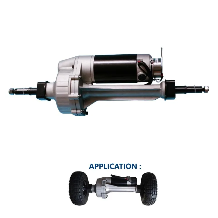 24V 250W Electric Rear Drive Axle With Gearbox and Motor With Brake