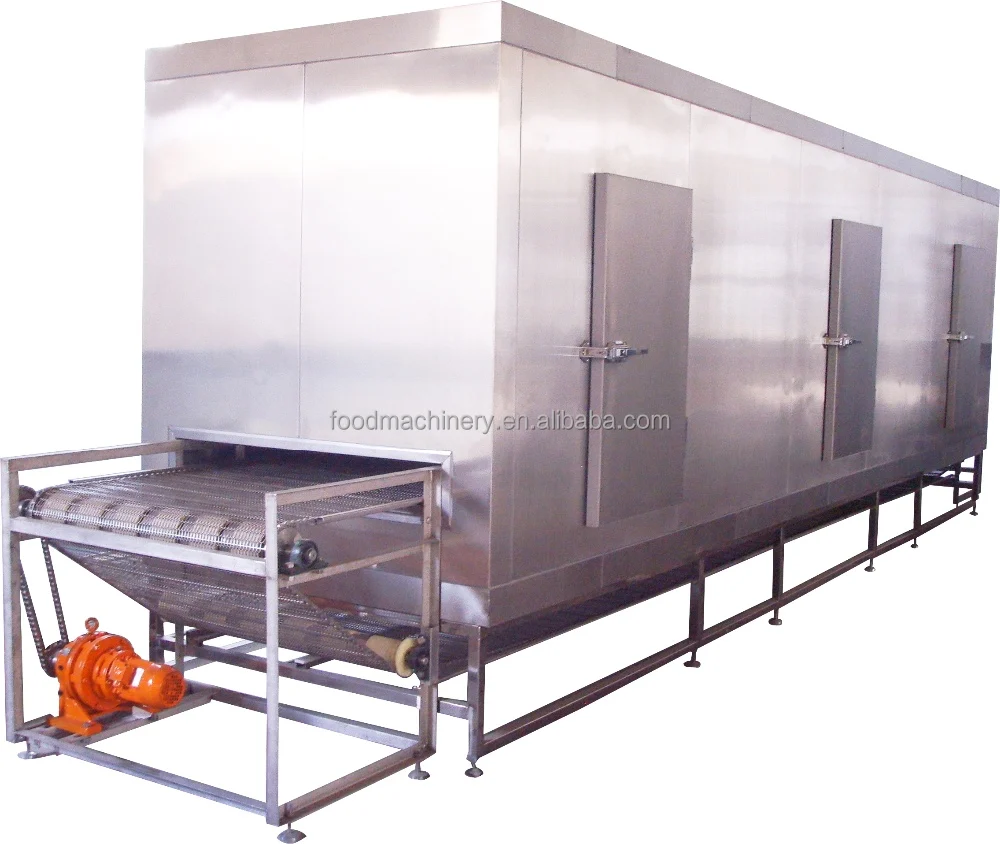 iqf tunnel freezer for meat fish fruit and vegetable