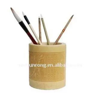 бамбука контейнер ручки, бамбука пенал