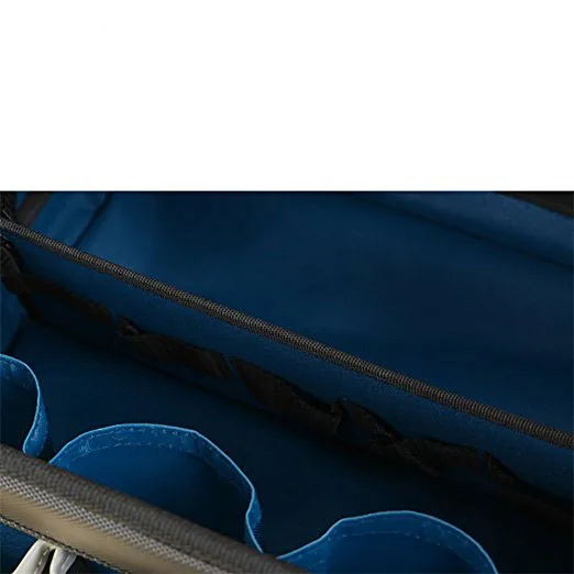 FREE SAMPLE FACTORY PRICE 18-Inch Open Mouth 19 Pockets Tool Carrier Tool Bag