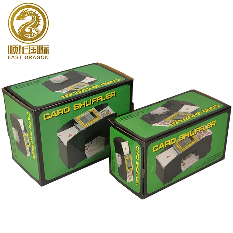 New Automatic Poker Card Casino Robot For Women Men Shuffler Battery Operated Casino Game Playing Shuffling Machine Advanced