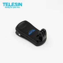 TELESIN Backpack Clip Mount 360 Degree Rotary Fast Clamp For Outdoor Xiaomi Yi Xiaoyi Action Sports Camera Accessories F14729