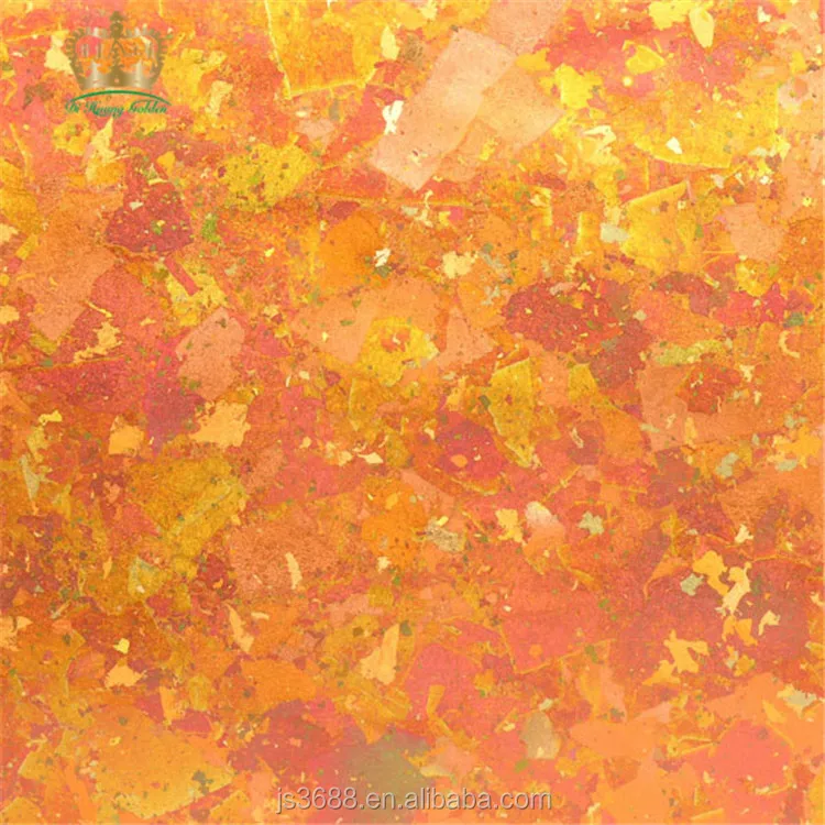 Популярные декоративные золотые листья обои Золотая фольга обои