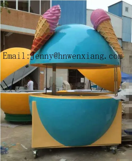 lemon orange watermelon fuit shape food cart food trailer food trucks