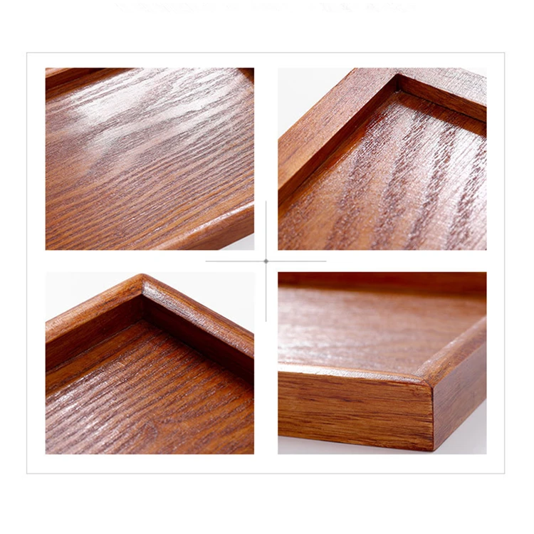 Wholesale Classical 22cm Handmade  Japanese Style Wood  Serving Tray