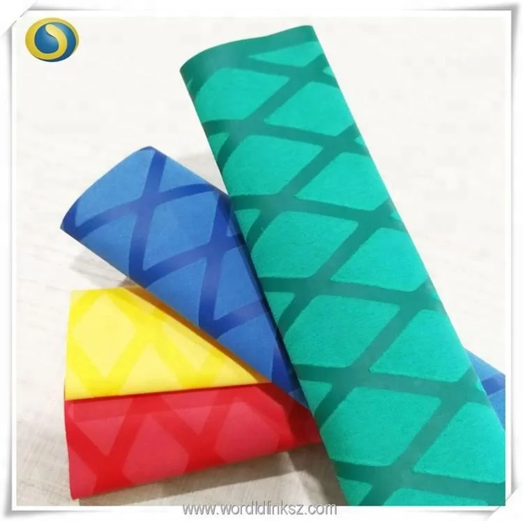 Non-slip heat shrinkable tube for fishing rod cover