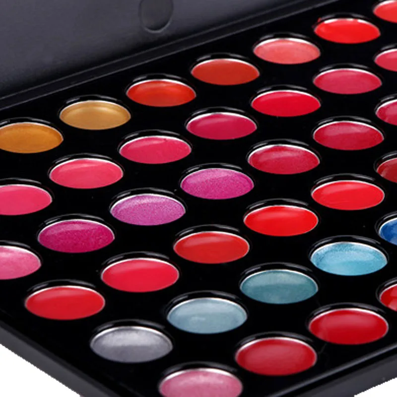 Лучшие цены рождественские подарки блеск для губ без этикетки 66 Цвет длительный блеск для губ Палитра