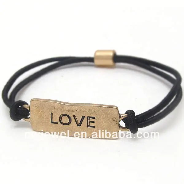2014 new design coil spring stretch bracelet MESSAGE ON HAMMERED AND CURVED CHRISTIAN FISH BRACELET - I BELIEVE O1120MR-71804