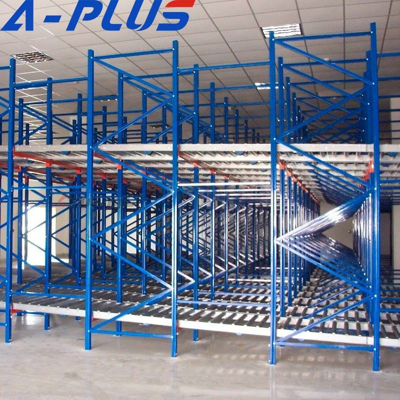 Shelve Storage Racking Customized Gravity Roller Pallet Flow Rack For Warehouse Storage warehouse storage use quality goods