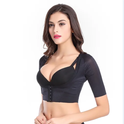 Fashion One-piece Slim Arm Shaper Correct Back Posture Humpback Prevent Short Sleeve Slimming Control Arm Shapewear
