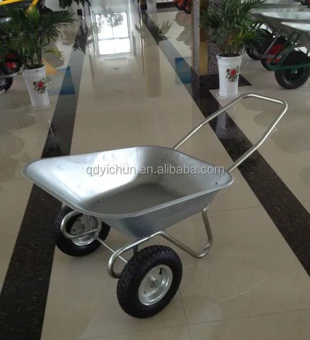 65L two wheels wheelbarrow WB6211