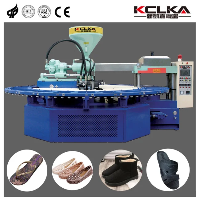 PVC Plastic Shoe Slipper Shoe Making Machine Rotary Injection Molding Machine Slipper Making 24 Station Machine