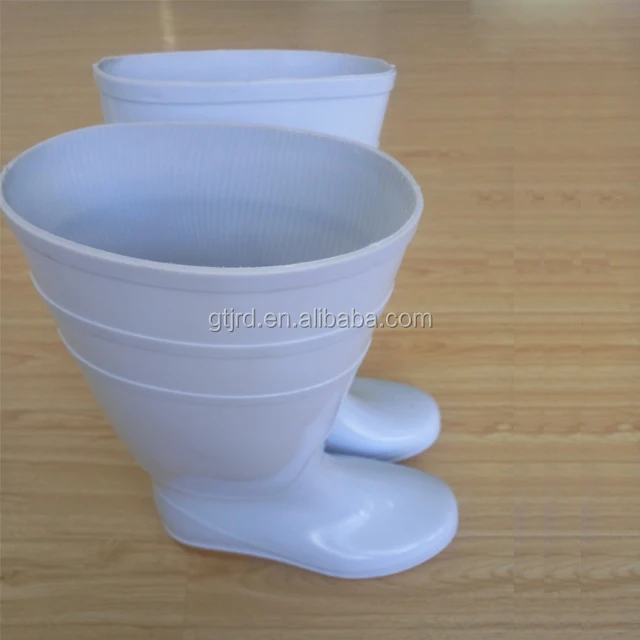 Anti-Corrosion oil resistant food industry white pvc safety rain Boots Industrial work Safety Shoes