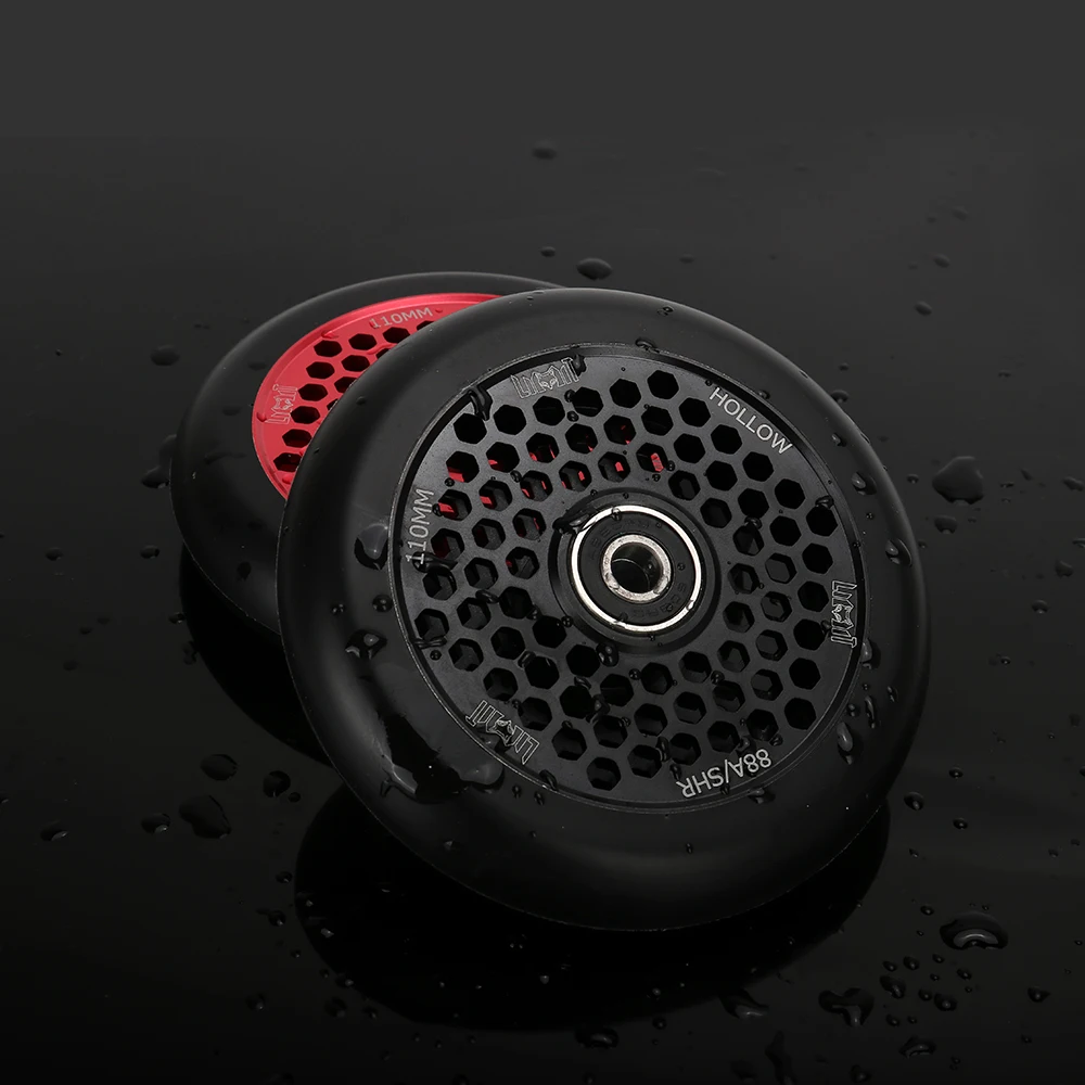 Профессиональный трюковый самокат 110 мм, полиуретановое колесо, внедорожный самокат, полые колеса