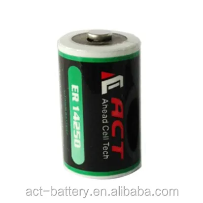 
3.6v 1/2 aa ER14250 Half AA Lithium Battery Non Rechargeable for Merters Sensors Locks 
