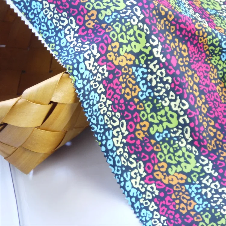 Polyester spandex custom print home textile clothing fabric