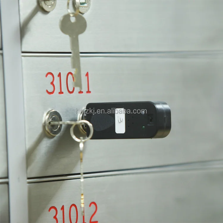 High precision double lock waterproof steel plate bank safe deposit box