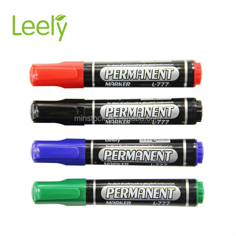 oil based permanent marker pen with a clip refillable