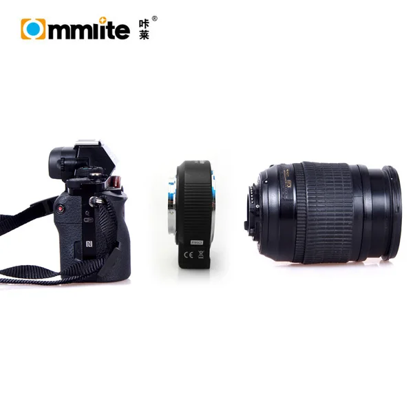 Commlite AF CM-ENF-E1 PRO Lens Adapter for Nikon F to for Sony E-mount on A7II, A7RII, A6300
