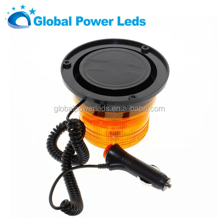 12v 24v Led Rotate flashing Warning Light screw automatically switch magnet waterproof IP67 beacon lamp