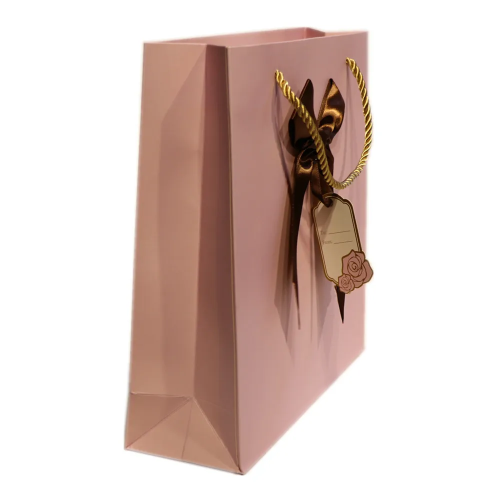 Professional custom shopping luxury garbage food tea packaging roll handle gift shipping paper bag gift booklet printing