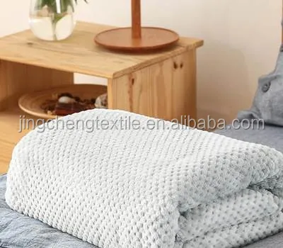 100% polyester fluffy soft  fleece flannel fleece popcorn fabric for bedding