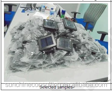 Solar panel products pre-shipment inspection quality check in Indonesia