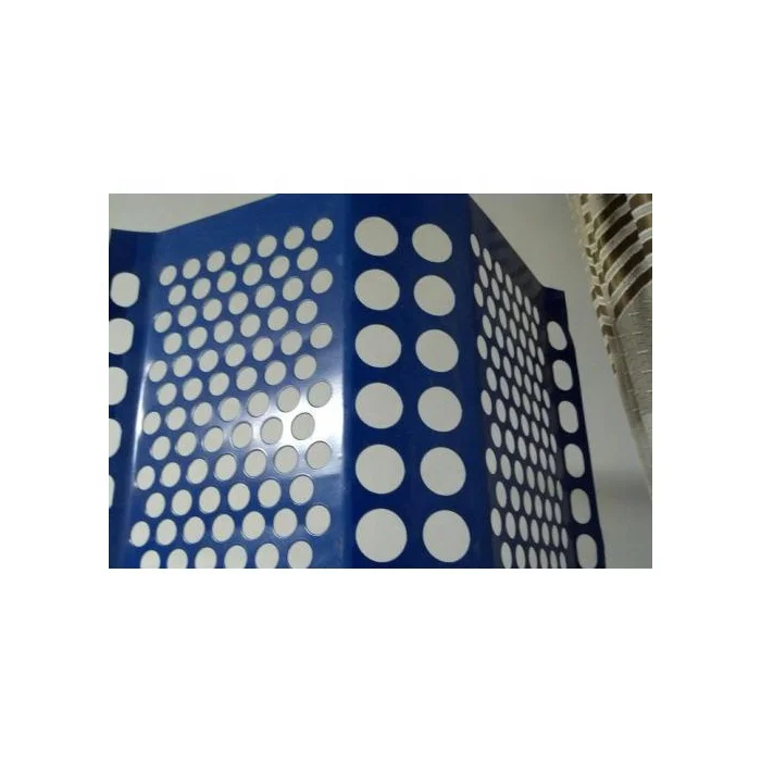 Single Peak Windbreak Net Fencing/Dust Suppression Wall/Perforated Wind Fence made from Galvanised Steel Panel