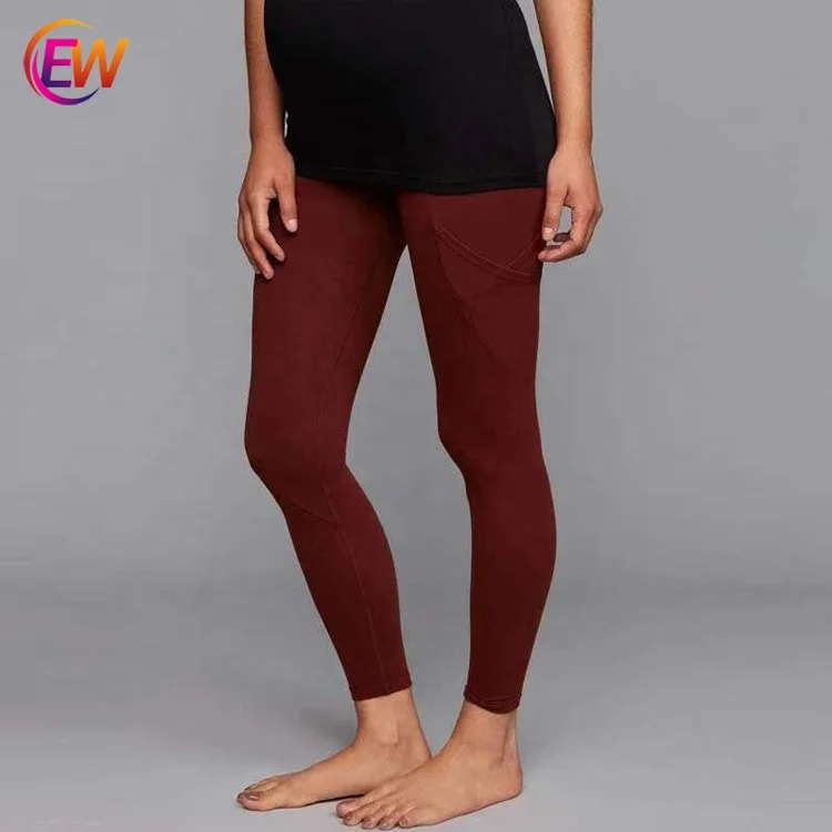 Оптовая продажа OEM & ODM эластичные Леггинсы для беременных с высокой