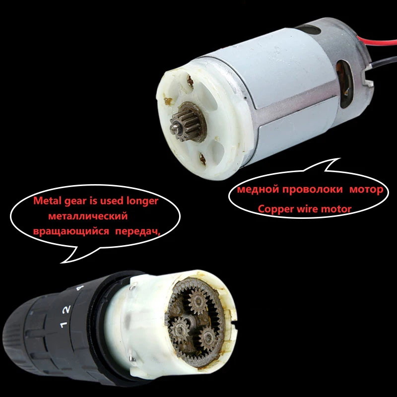 12V Lithium-Ion Battery Cordless Electric Hand Drill CE Certificate Hole Electric Screwdriver Diver Wrench Power Tools